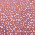 low moq interlock polyamide 73 elastane 27 leopard foiled on orange stretch fabric for yoga wear